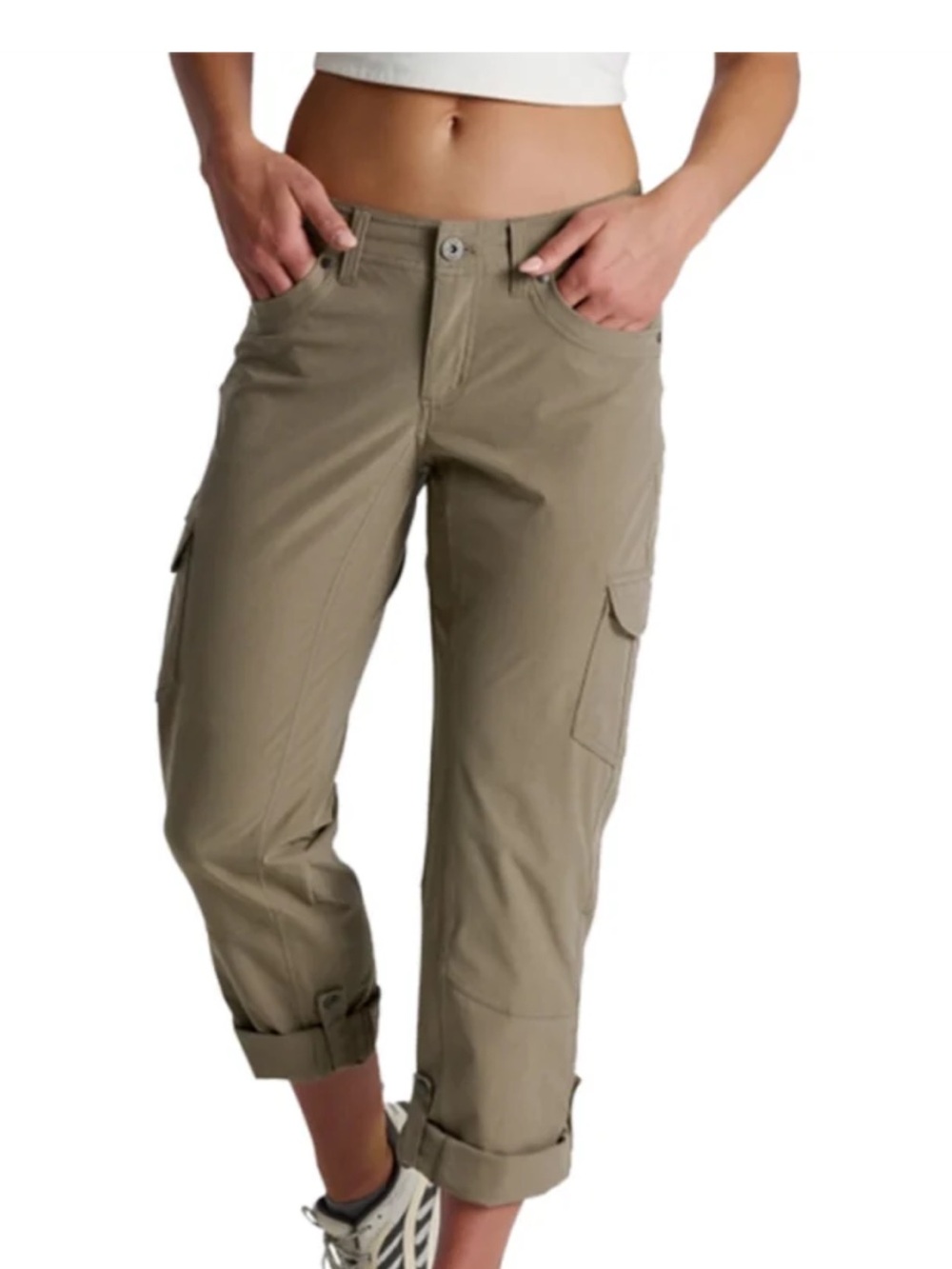 KUHL Women’s Splash Roll-Up Pants, Brown Patina, Size 8, Cargo Pants, hiking